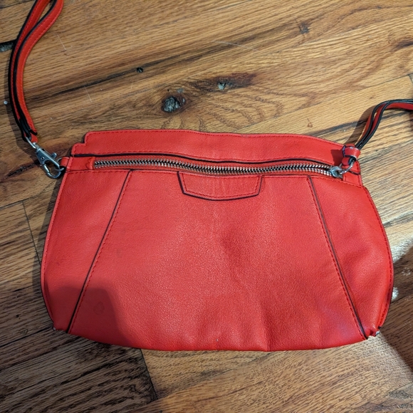 Express Red‎ Leather Wristlet - Picture 1 of 3